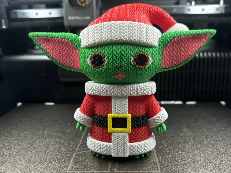 yoda navideño crochet no ams