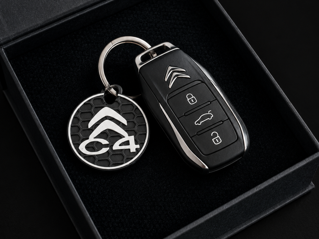 Citroën Car Logo Keychain 3D model