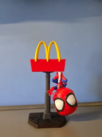 Accesorio para impresora 3D: McD Spider-Man hanging toy — vista de referencia 2