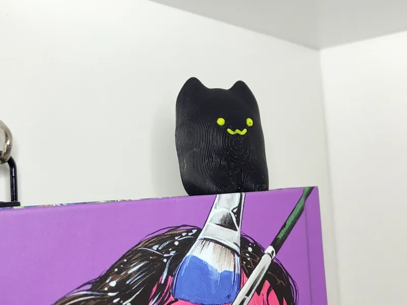 Peeking cat bookmark