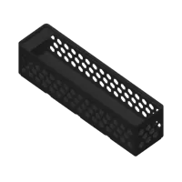 Bac Gridfinity 1x4 à paroi hexagonale — photo 3