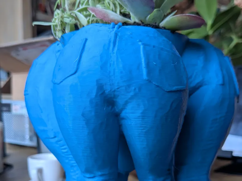 Woman Jeans Butt Planter Group