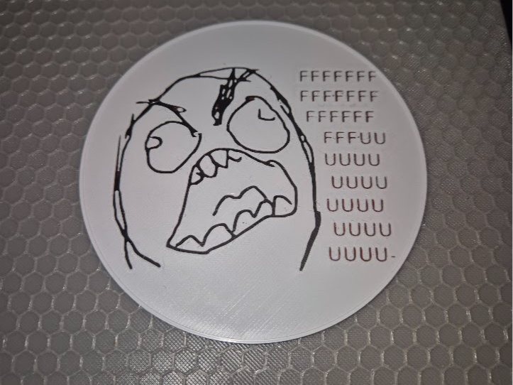 Rage Guy FFFFUUU Coaster