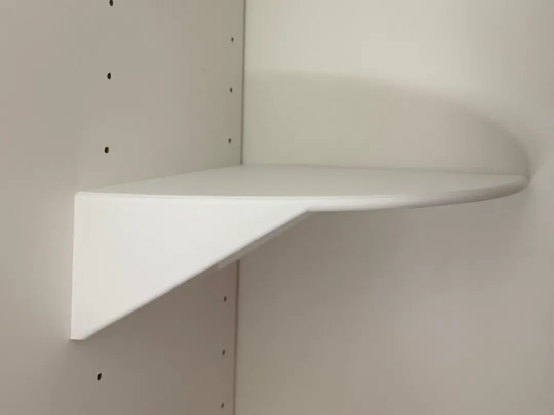 Étagère d'angle épaisse pour Ikea Besta