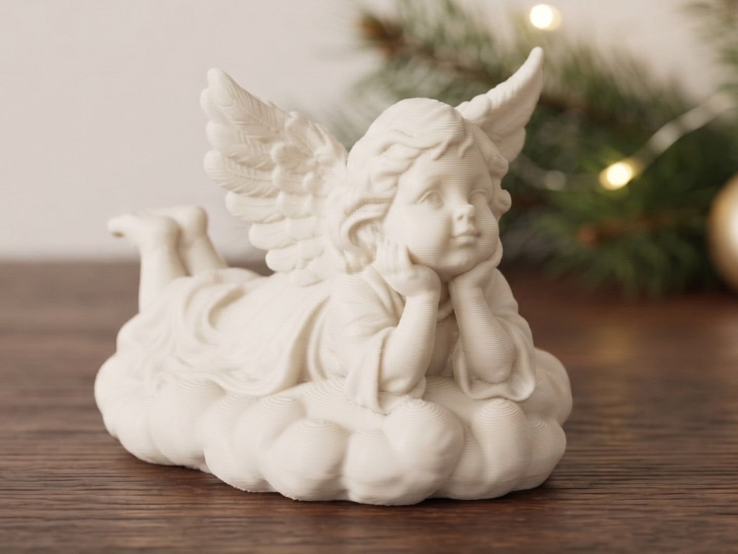 Angel BABY Christmas Home Decor Figure 3D model