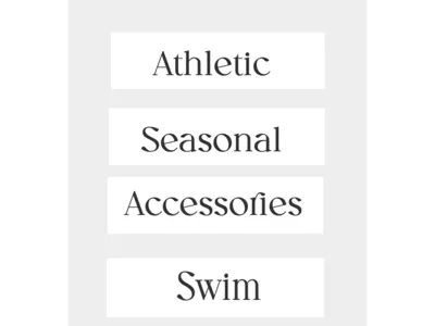Athletic, Swim, Accessories, Seasonal Tag