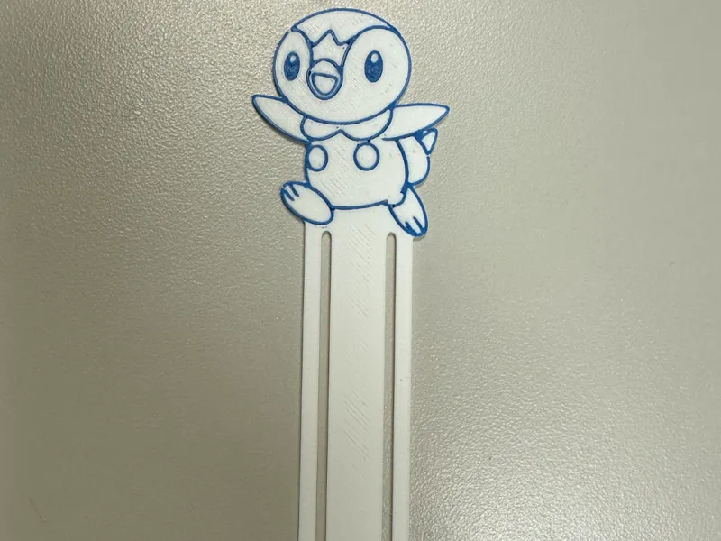 Pokemon - Piplup Bookmark