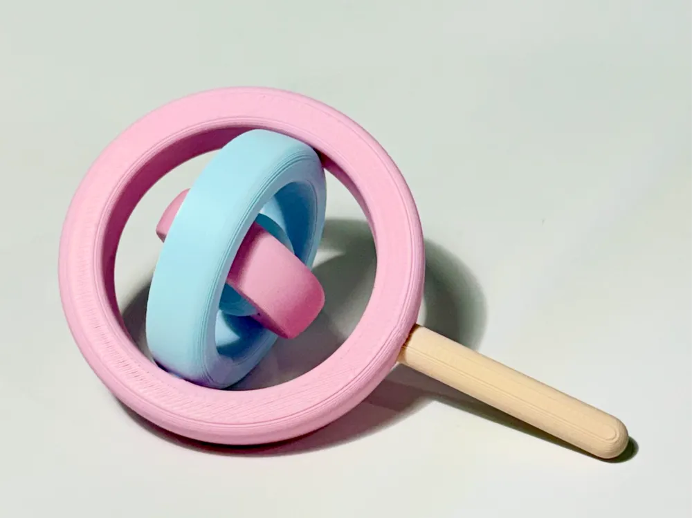 Lollipop Gyro - Free 3D Print Model - MakerWorld