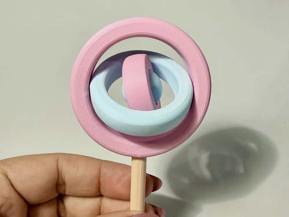 Lollipop Gyro - Free 3D Print Model - MakerWorld