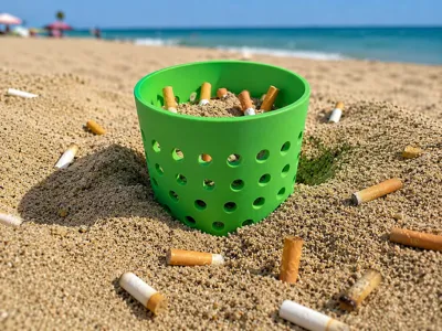 Portable Cigarette Butt Collector