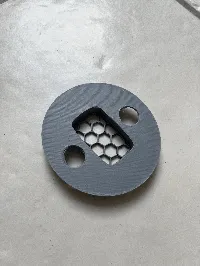 Honeycomb Grid with 10% Infill for more Water Flow