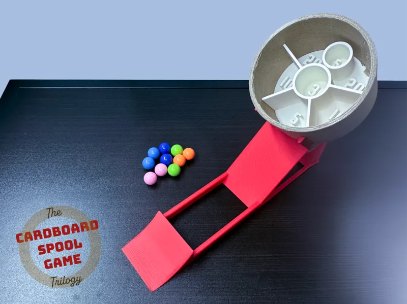 SKEE! - The cardboard spool game trilogy