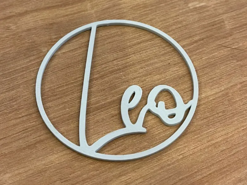 Namensschild Leo