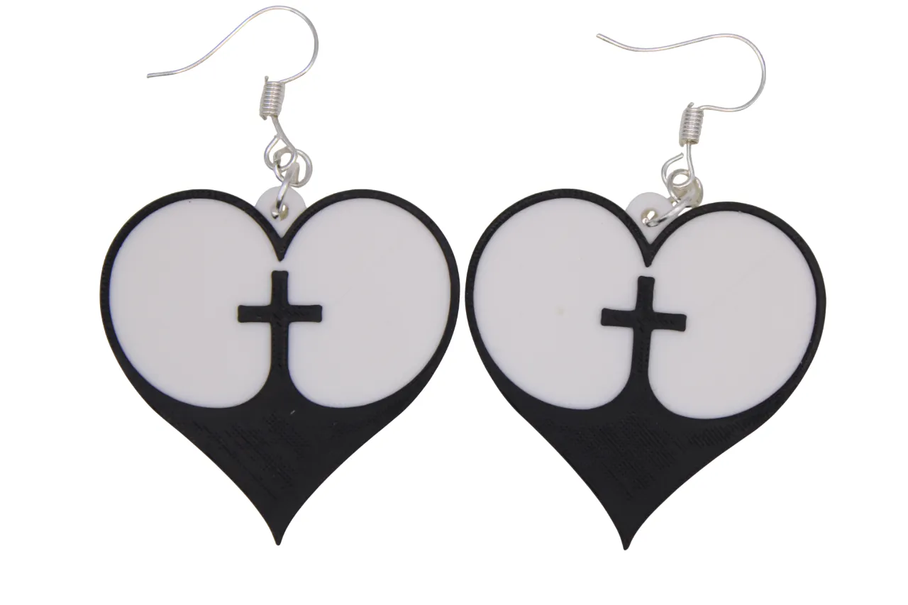 Cross Earrings view 3