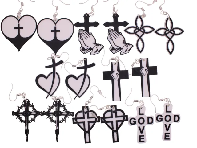 Cross Earrings