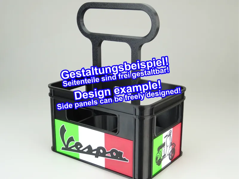 6-er Bierträger mit MakeMySign frei gestaltbar