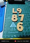 Rear L letter and 6/7/8/9 numerals (applicability varies by model, please test and adjust)