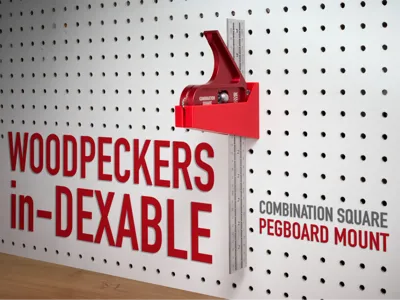 Woodpeckers in-Dexable Square Pegboard Wall Mount