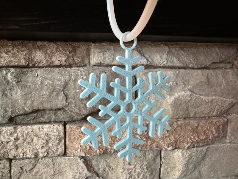 Snowflake Ornament in a Variety of Sizes