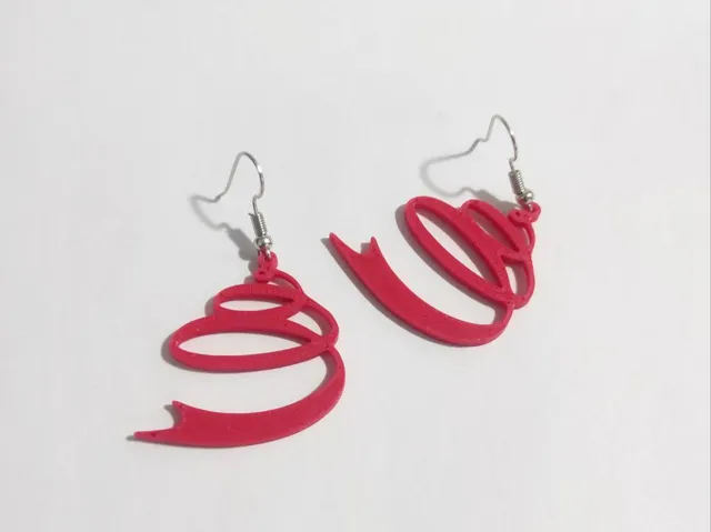 Spiraled Elegance - Earrings