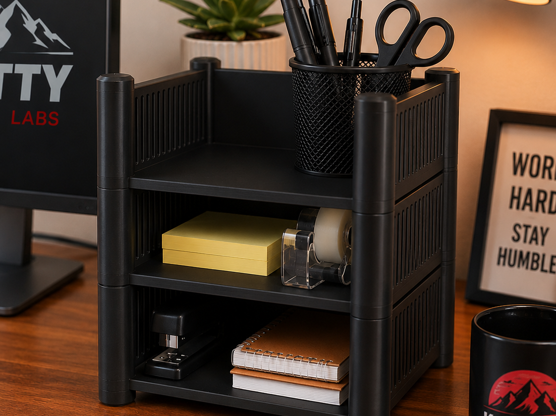 Modular 3-Tier Desk Organizer