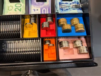 cash box coin collector
