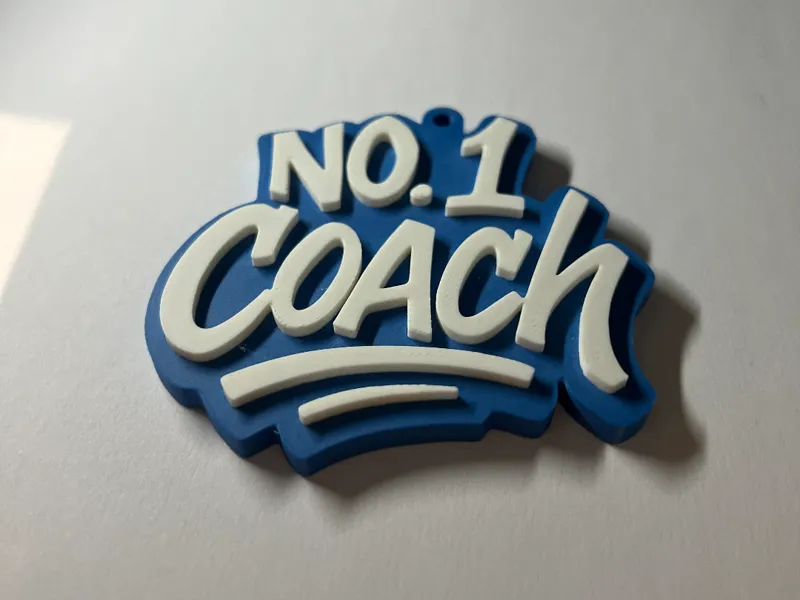 No. 1 Coach Gift (keyring and fridge magnet)
