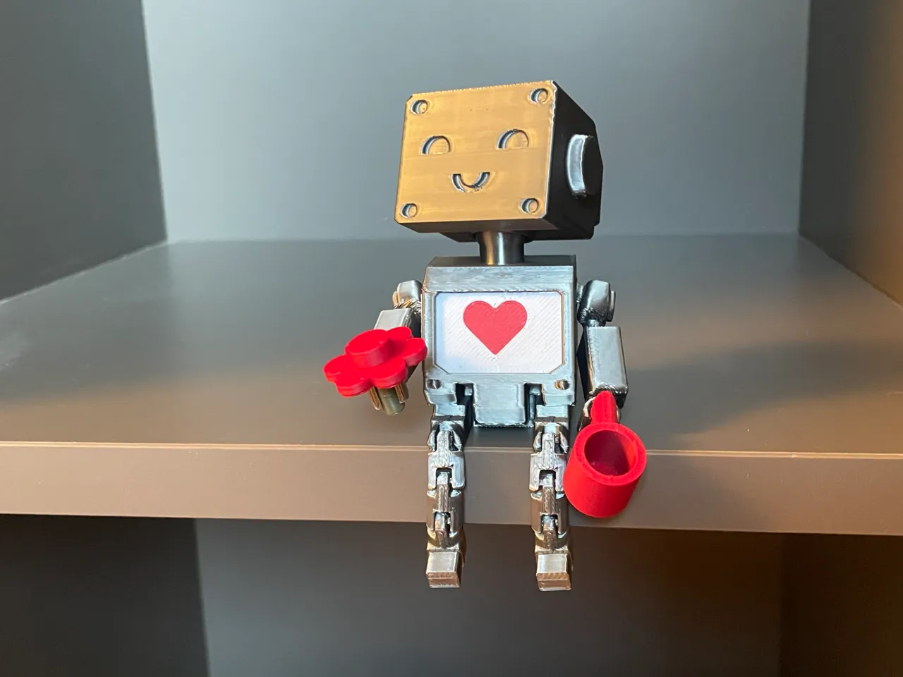 cute articulated robots (customisable features) view 3