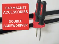 Double Screwdriver - Bar Magnet