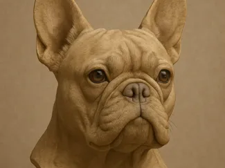 Büste Französische Bulldogge