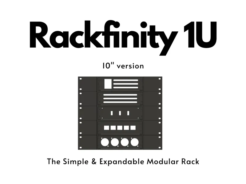 Rackfinity 1U- Structure 10"