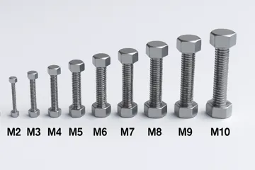 Letrero o emblema decorativo: Metric Bolts & Nuts Pack (M4 to M10) — vista de referencia 3