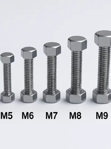 Letrero o emblema decorativo: Metric Bolts & Nuts Pack (M4 to M10) — vista de referencia 2