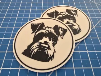 Mini Schnauzer coaster