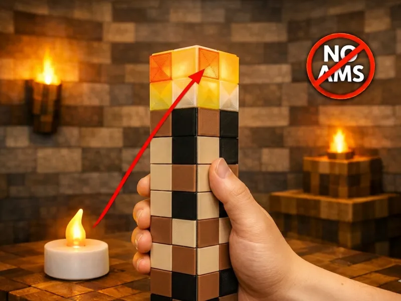 Minecraft Torch - Shining