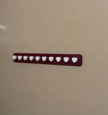 Dije o accesorio de collar: Jewelry, Necklace Wall hanger Heart shaped — vista de referencia 5