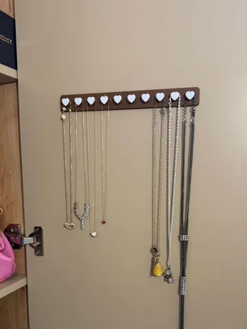 Dije o accesorio de collar: Jewelry, Necklace Wall hanger Heart shaped — vista de referencia 3