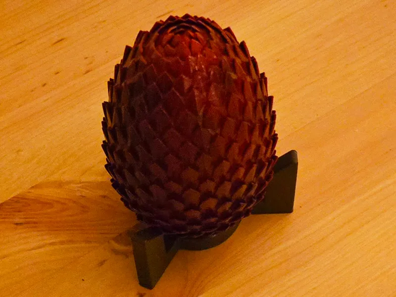 Targaryen Dragon Egg with Stand