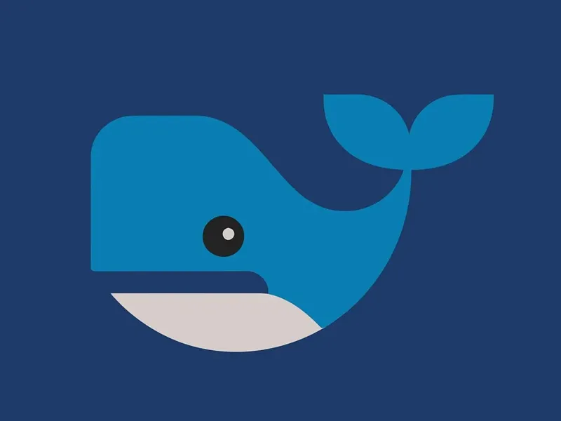 Cute whale, keychain, or little figure