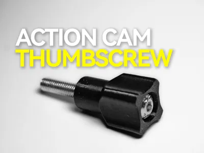 Action Cam Mount Thumbscrew | GoPro, DJI, Insta360