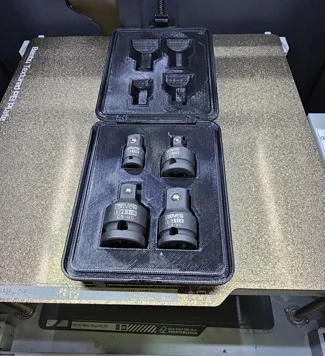 Rugged Box for 1/4, 1/2, 3/8 adapters