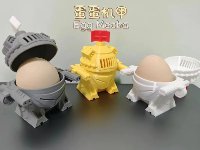蛋蛋机甲 Eggy Mecha (一体打印)