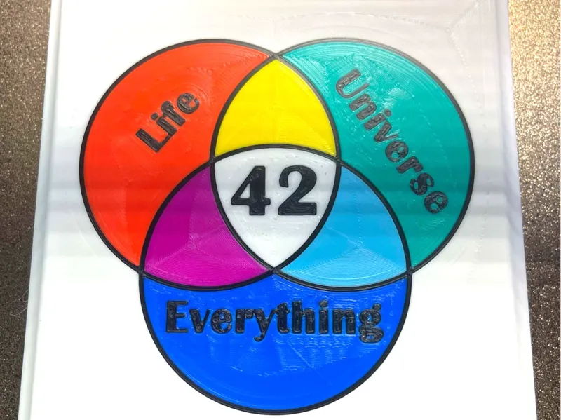 42 Venn Diagram Answer to Life Universe Everything