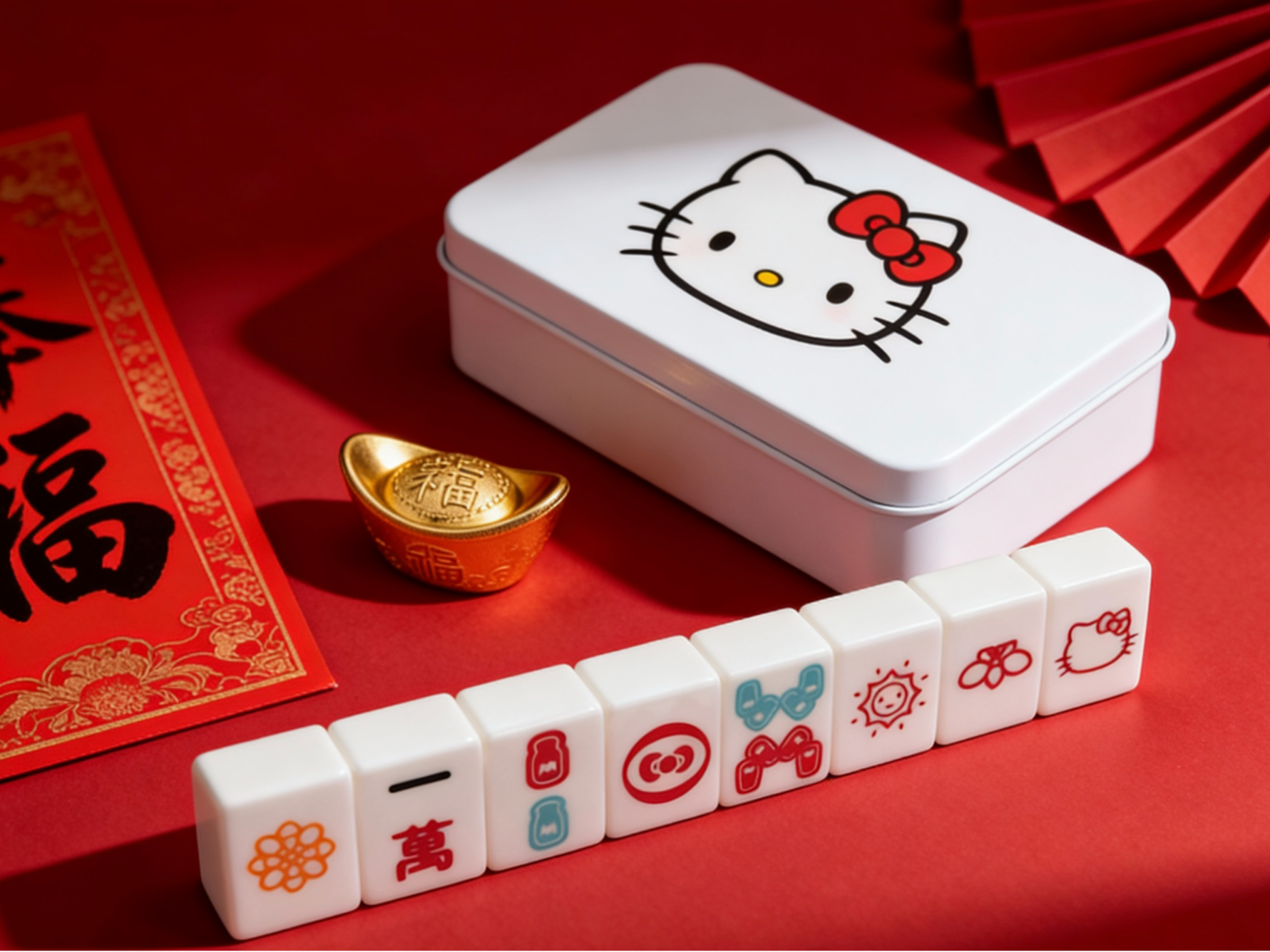 Miniatura 1 do modelo 3D hellokitty麻将