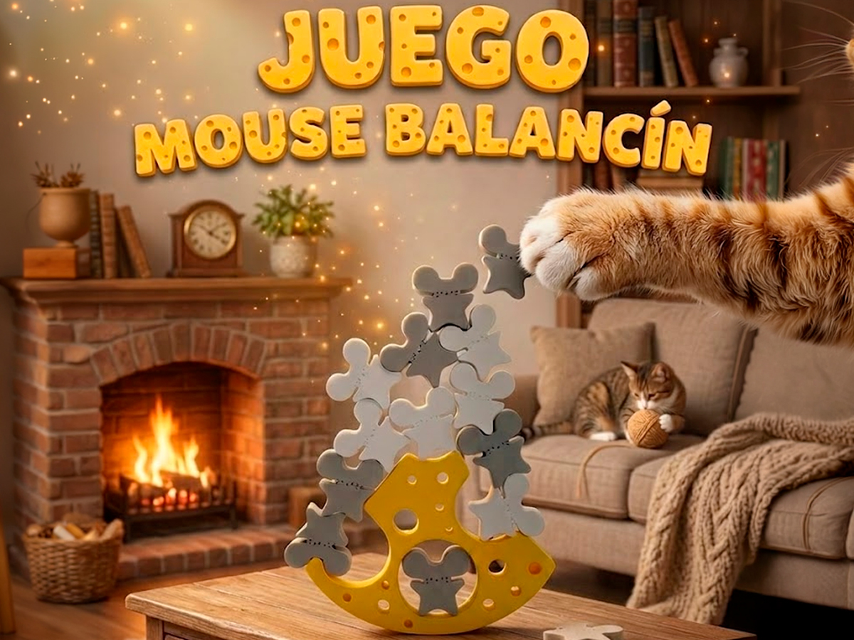 Juego Equilibrio Mouse Balancín