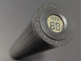 Desiccant tube for storage totes and dry boxes