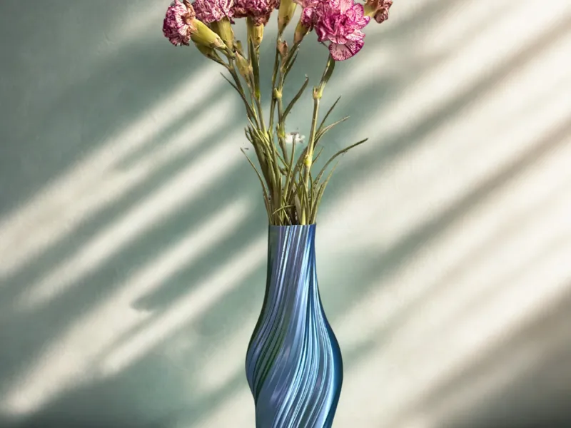 An artistic take on a simple vase