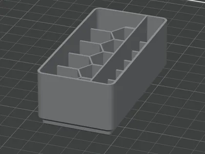 AA/AAA 1x2 Gridfinity Magnet Base