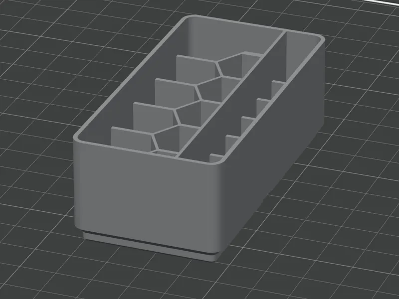 AA/AAA 1x2 Gridfinity Magnet Base
