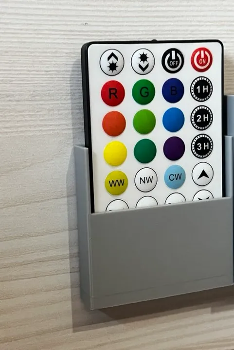 Support mural pour télécommande avec LED